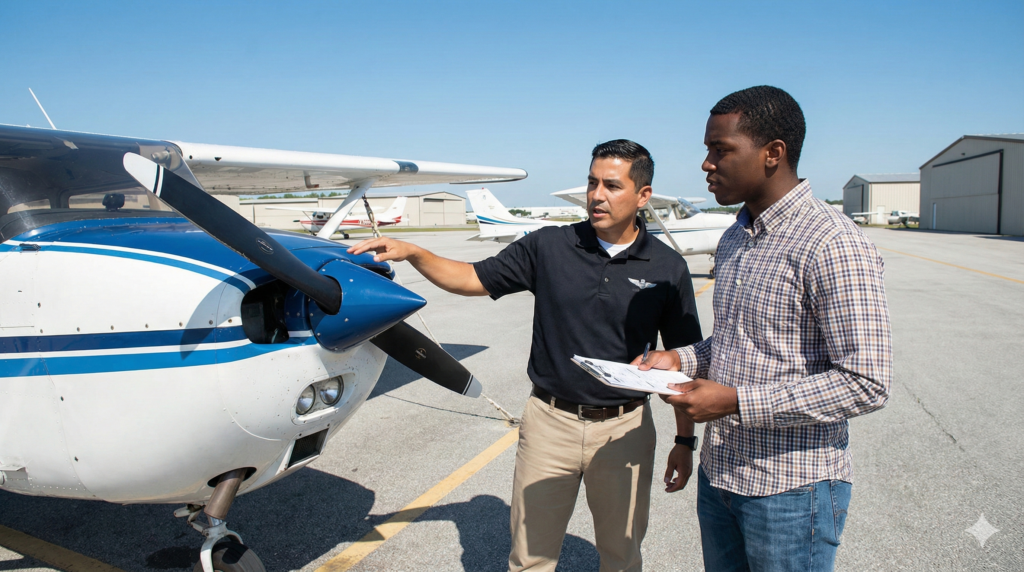 Pilot Careers begin with flight training
