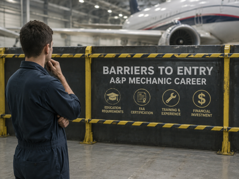 Barriers to Entry for an A&P Mechanic Career