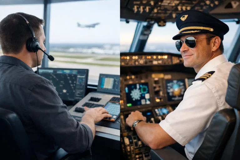 Air Traffic Controller vs Pilot Careers Compared