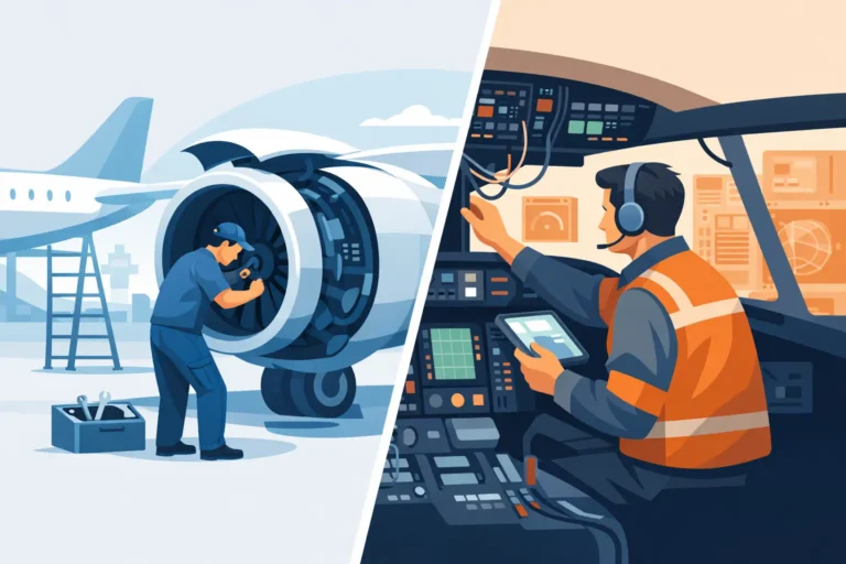 Aircraft Mechanic vs Avionics Technician
