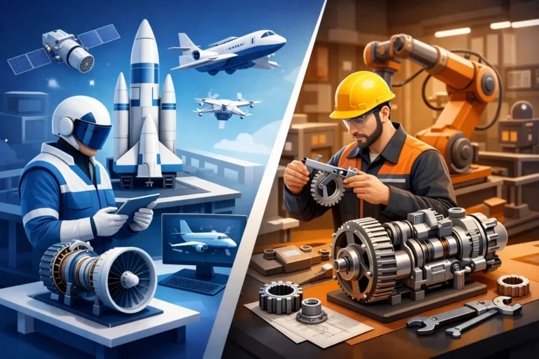 Aerospace Engineer vs Mechanical Engineer