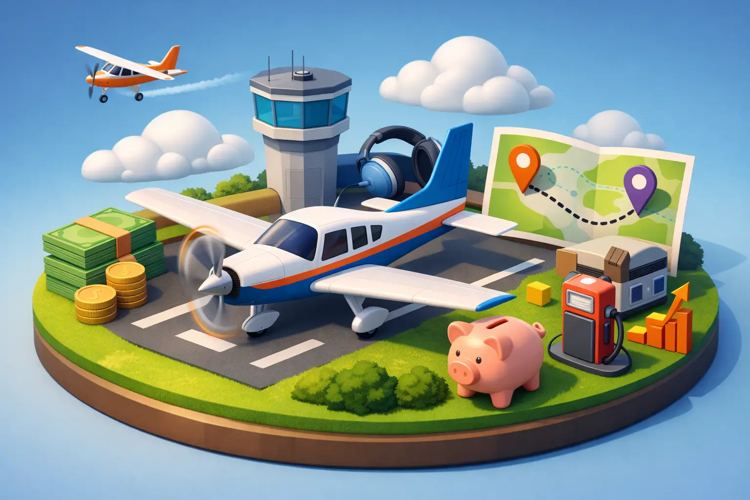 How to Build Flight Hours Without Wasting Money