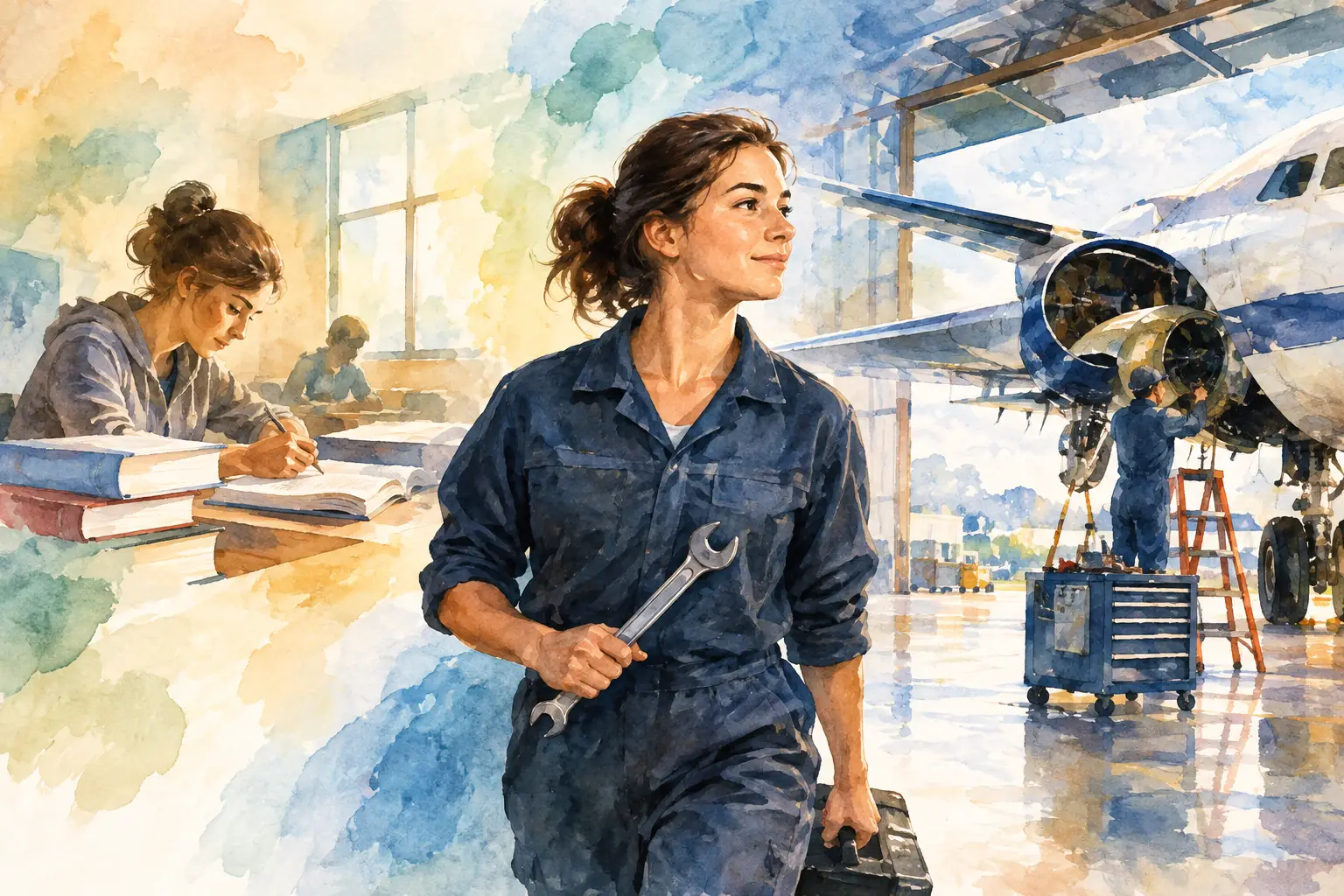 An A&P Mechanic Career Story From School to Hangar
