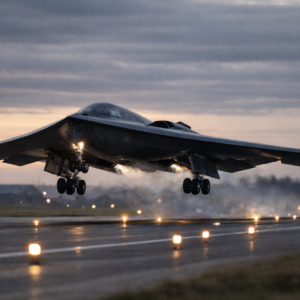 U.S. Bomber Pilots Flying the B-2 Stealth Bomber