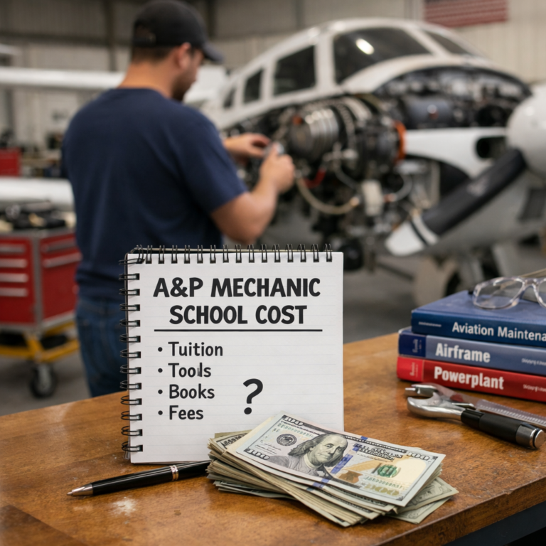 How Much Does A&P Mechanic School Cost