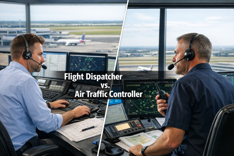 Flight Dispatcher vs. Air Traffic Controller