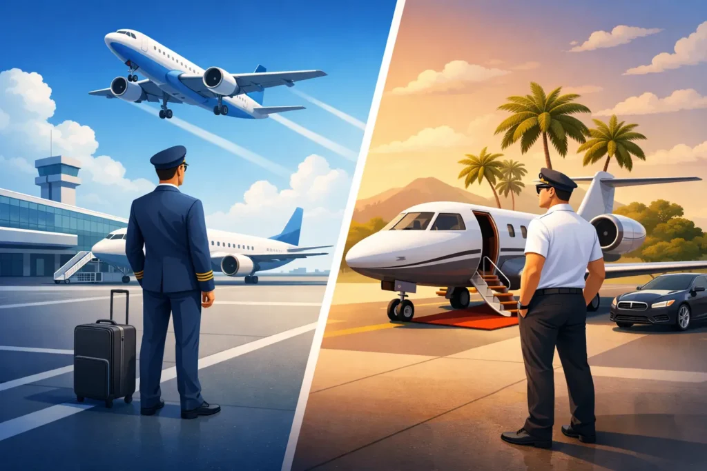 Airline Versus Charter Pilot Careers Compared