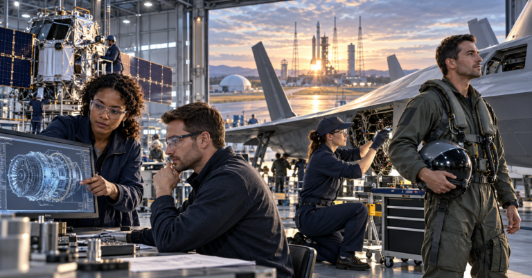 Aerospace careers offer high‑tech roles